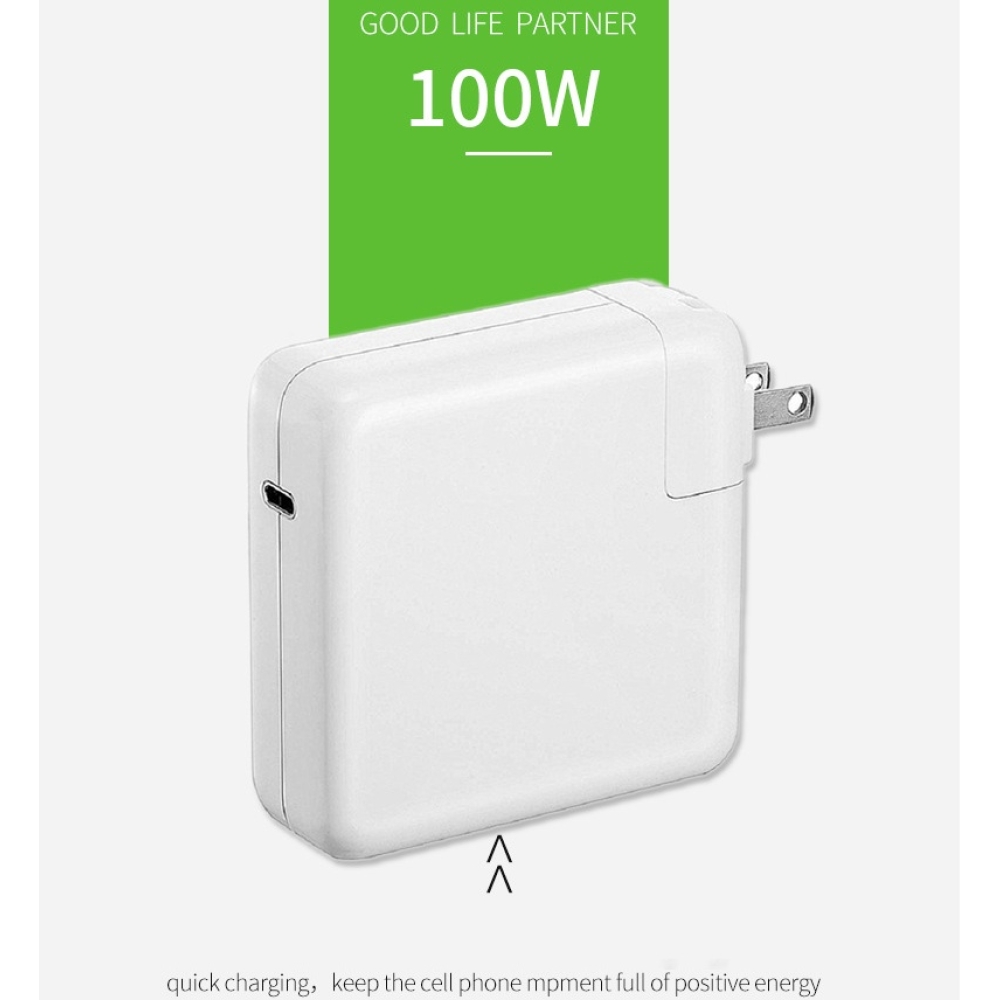 100W Magsafe  AC Adapter for Apple Macbook Magsafe AC Charger with Type-C Port