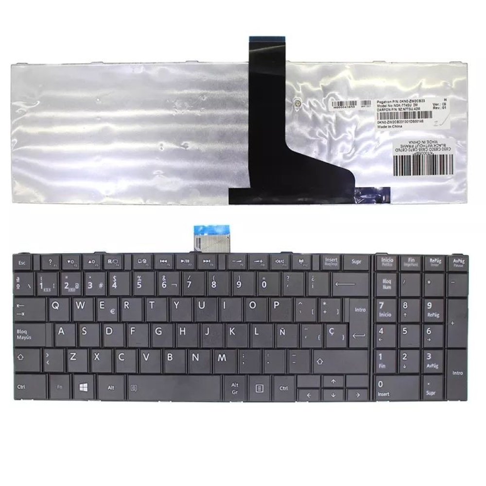 Wholesale new RU laptop keyboard for toshiba satellite C50-A C55-A C50D-A C55D-A notebooks russian keyboard
