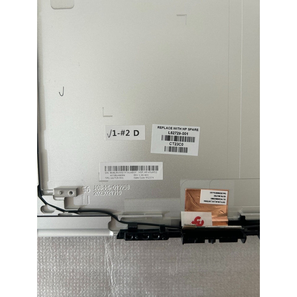 HP Elitebook 840 G6 745 845 Lcd Cover Top Lid Silver L62729-001